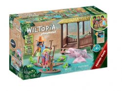 PLAYMOBIL WILTOPIA - PADDLES ET DAUPHINS ROSES PROMO-PACK #71143